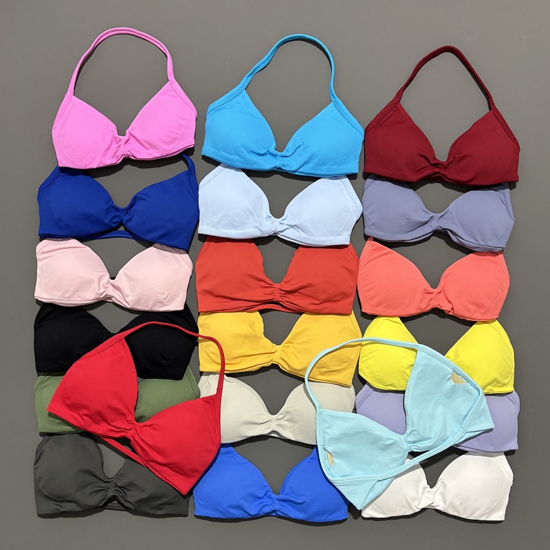 Sports Strappy Bra Yoga Underw - Sports Bra Racerback ulasan dan harga