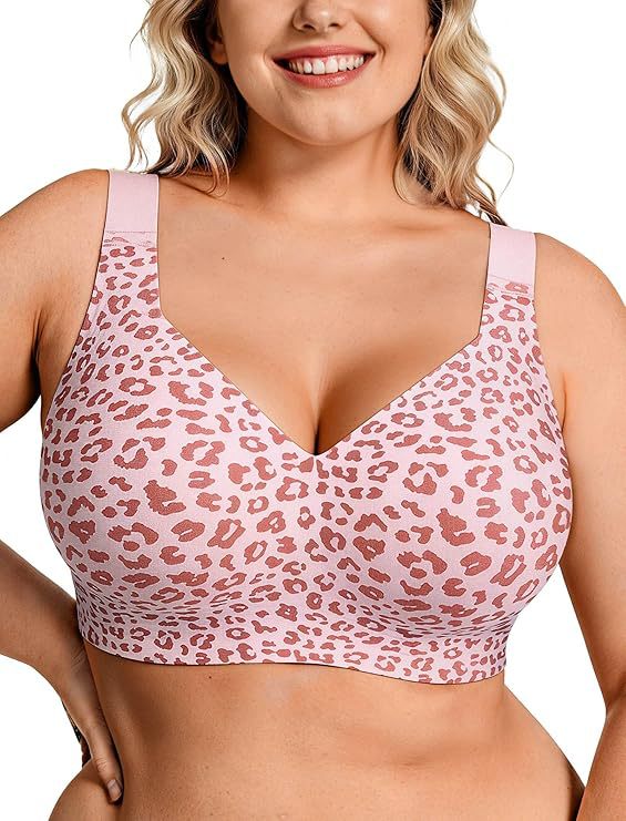Plus Size Wireless Jelly Bra W - Minimizer Bra Women ulasan dan harga