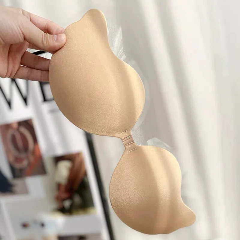 Reusable Adhesive Nipple Cover - Push Up Bra Silicone ulasan dan harga